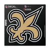 New Orleans Saints Decal 6x6 All Surface Logo - WinCraft
