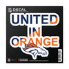 Denver Broncos Decal 6x6 All Surface Slogan - WinCraft