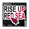 Arizona Cardinals Decal 6x6 All Surface Slogan - Wincraft