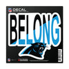 Carolina Panthers Decal 6x6 All Surface Slogan - WinCraft