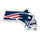 New England Patriots Auto Emblem Acrylic State Shape - Special Order - WinCraft