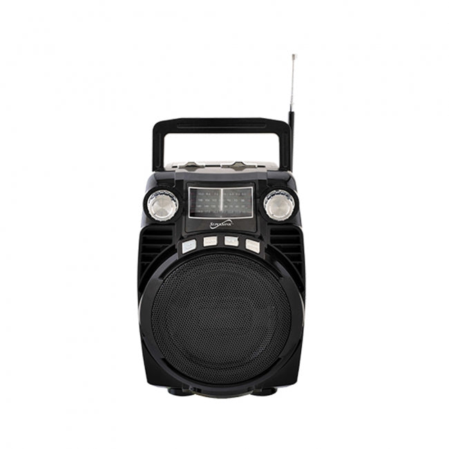 Supersonic  Bluetooth Portable 4 Band Radio in Black