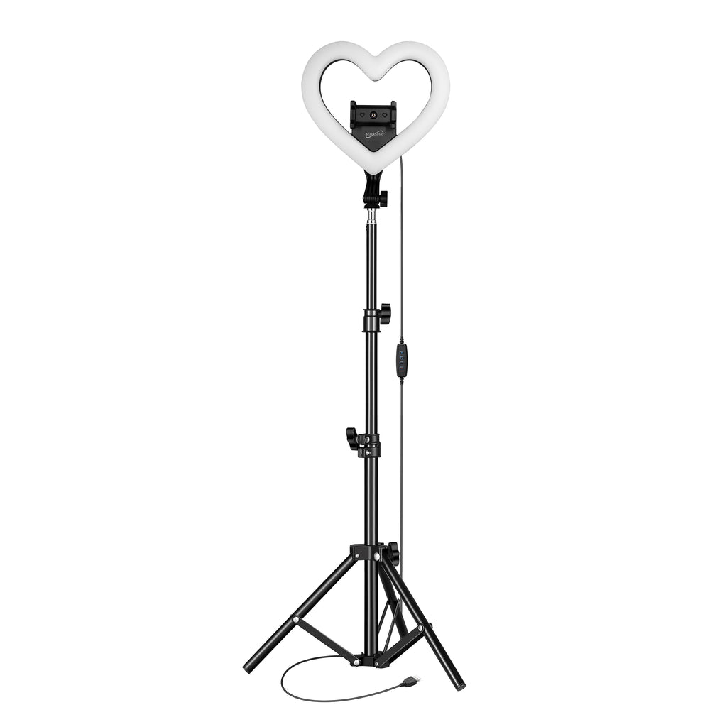 Supersonic SuperSonic Pro Live Stream 10 Inch Heart Shaped Selfie Ring Light