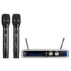 Supersonic SuperSonic UHF Dual Fixed Channel Wireless Microphone System with 300ft Range