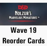 DUNGEONS AND DRAGONS: NOLZUR'S MARVELOUS MINIATURES RETAILER REORDER CARDS