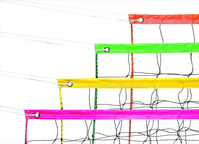 Champion 003545 Vinyl High Visibility Volleyball Net- 2.5 Mm- 30 Ft x 3 Ft x 4 In- Neon Orange