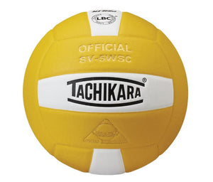 Tachikara SV5WSC.GDW Sensi-Tec Composite High Performance Volleyball - Gold-White-Dark Green