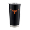 Texas Longhorns Travel Tumbler 20oz Stainless Steel Black - Logo Brands
