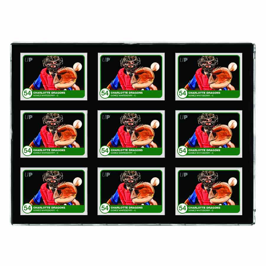 Magnetic - Ultra Pro: Card Holder: 9-Card Black Border One-Touch 35Pt