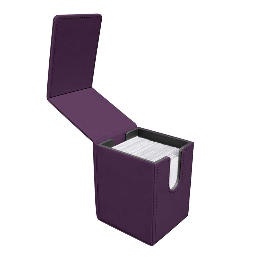 Up Vivid - Ultra Pro: Vivid Alcove Flip Deck Box: Midnight Plum