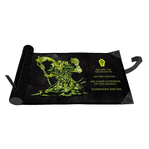 Ultra Pro: Warhammer 40000: Necron Codex Aligned: Premium Foil Dice Scroll