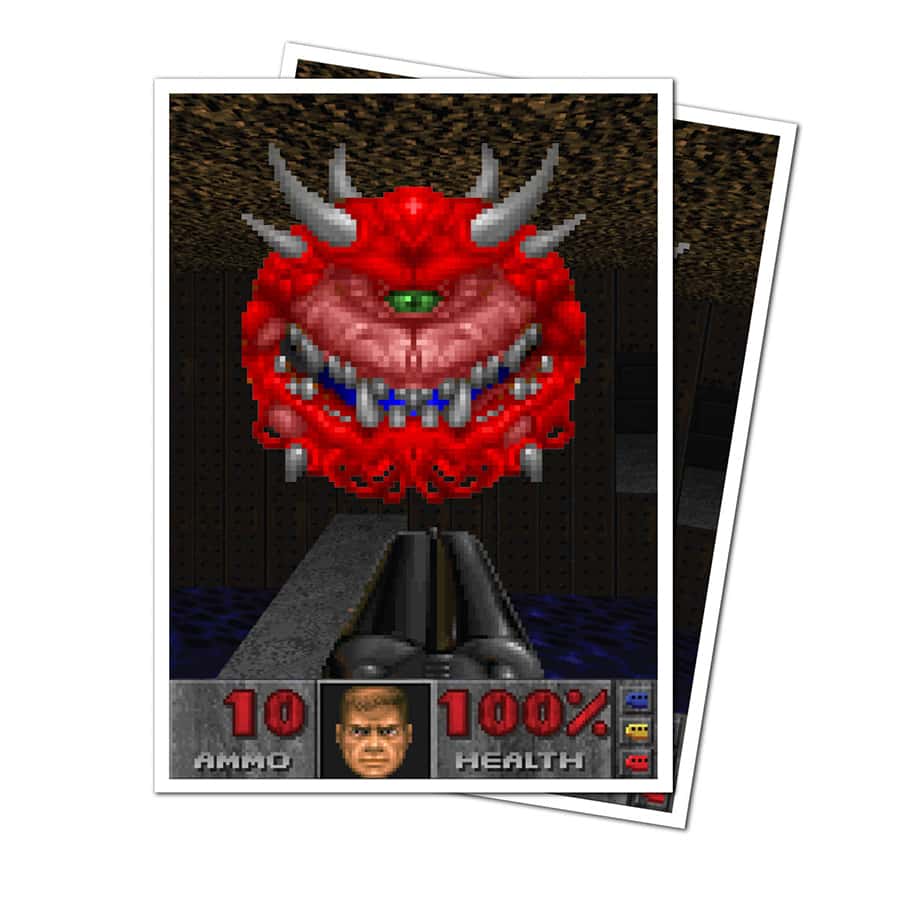 Ultra Pro: Doom (Classic): Cacodemon 105Ct Apex Deck Protector Sleeves Cacodemon