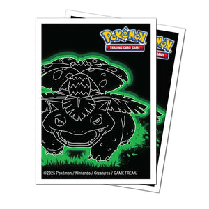 Ultra Pro: Pokemon: Neon Kanto 105Ct Apex Deck Protector Sleeves: Venusaur