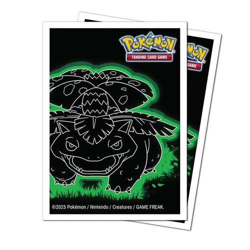 Ultra Pro: Pokemon: Neon Kanto 105Ct Apex Deck Protector Sleeves: Venusaur