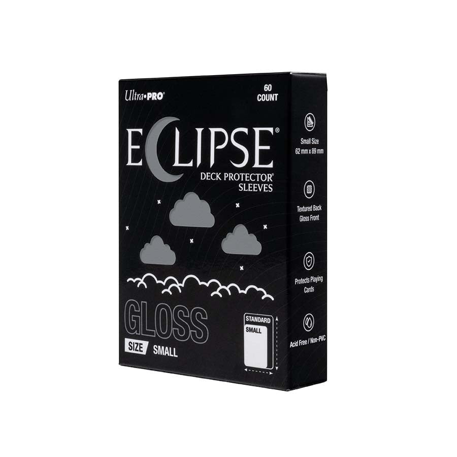 Ultra Pro: Eclipse Sleeves: Small Gloss Deck Protectors: Smoke Grey (60Ct) Pre-Order