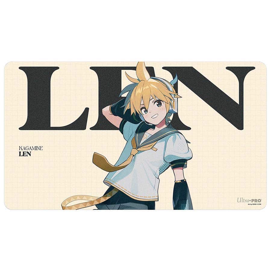 Ultra Pro: Hatsune Miku: Retro Soundscapes: Len Playmat Pre-Order