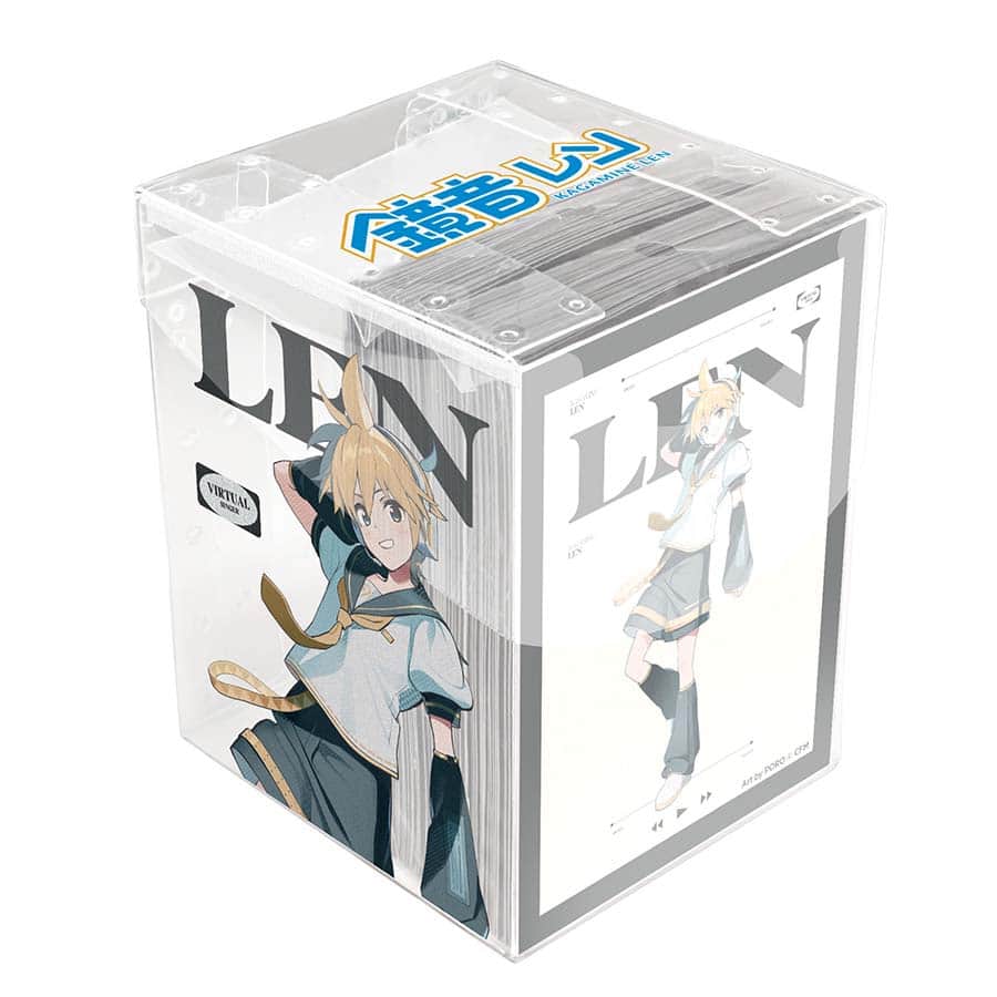 Ultra Pro: Hatsune Miku: Retro Soundscapes: Len 100Ct Deck Protector Sleeves In Clear Box Pre-Order