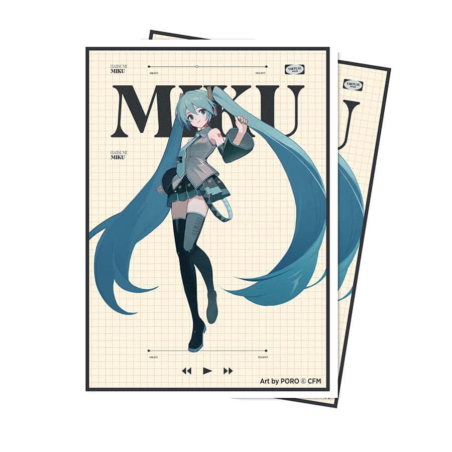 Ultra Pro: Hatsune Miku: Retro Soundscapes: Hatsune Miku 105Ct Apex Deck Protector Sleeves Pre-Order