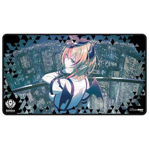 Ultra Pro: Hololive Official Card Game: Series 2: Yuzuki Choco Black Stitched Playmat Pre-Order