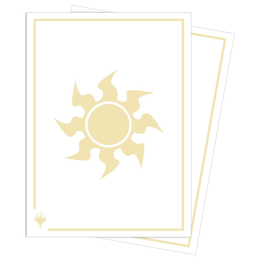 Ultra Pro: Magic The Gathering: Mana 8: 105Ct Apex Deck Protector Sleeves: Plains