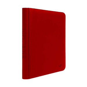 Premium Pro-Binders - Ultra Pro: 4-Pocket Zippered Toploader Premium Pro-Binder: Red Pre-Order