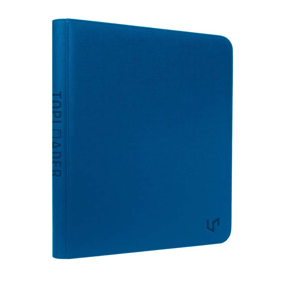 Premium Pro-Binders - Ultra Pro: 9-Pocket Zippered Toploader Premium Pro-Binder: Blue Pre-Order