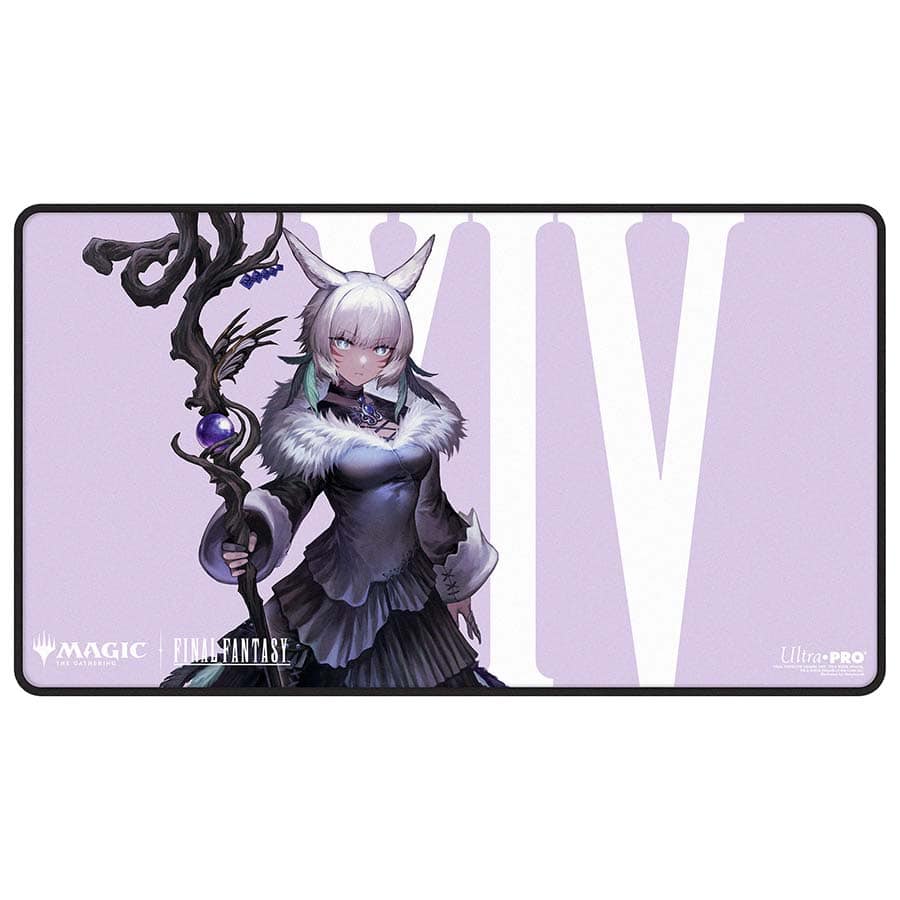 Ultra Pro: Magic: The Gathering: Final Fantasy: Y'shtola Night's Blessed Black-Stitched Playmat Pre-Order