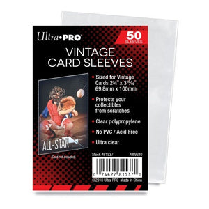 Ultra Pro: Soft Sleeve - Vintage Card
