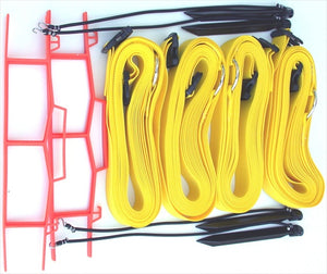 Home Court 19AYS Yellow 2-inch Adjustable Web Courtlines