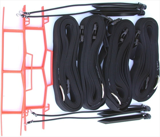 Home Court M819ABKS 8 Meter Black 2-inch Adjustable Web Courtlines