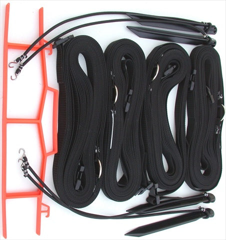 Home Court 17ABKS Black 1-inch Adjustable Web Courtlines