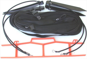 Home Court M8W25BKS 8 Meter Black 1-inch Non-adjustable Web Courtlines
