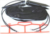 Home Court M8W25BKS 8 Meter Black 1-inch Non-adjustable Web Courtlines