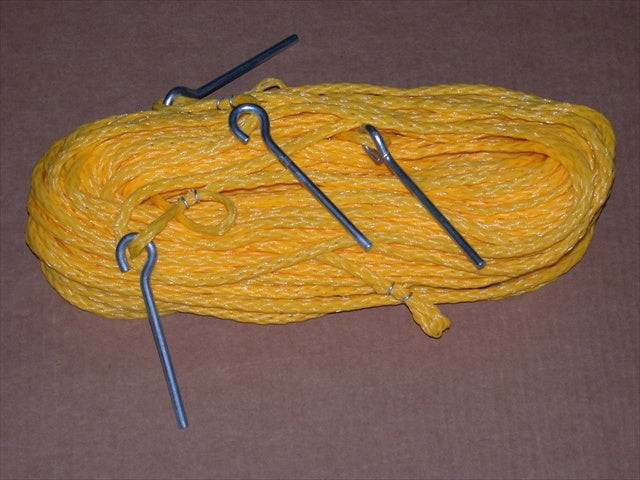Home Court M25Y Yellow .25-inch rope Non-adjustable Grass Courtlines