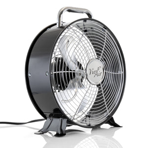 Vie Air  12 Inch High Velocity Dual Speed Retro Metal Drum Fan