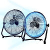 Vie Air  14 Inch Twin Pack Industrial High Velocity Heavy Duty Metal Floor Fan with 3 Speed Settings
