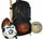 K-Cliffs Bat Backpack With Zippered Bottom 22 x 14 x 5.5 in. Black