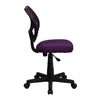 Low Back Purple Mesh Swivel Task Office Chair - Flash Furniture