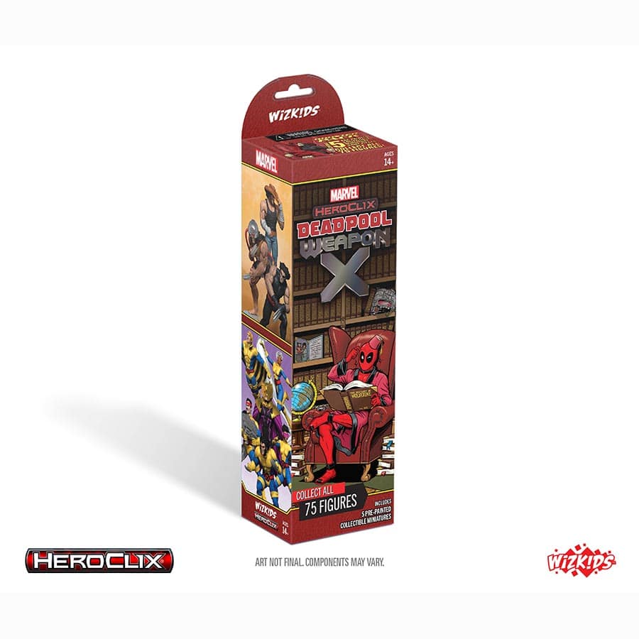Wizkids -  Marvel Heroclix: Deadpool Weapon X Booster Brick (10Ct)