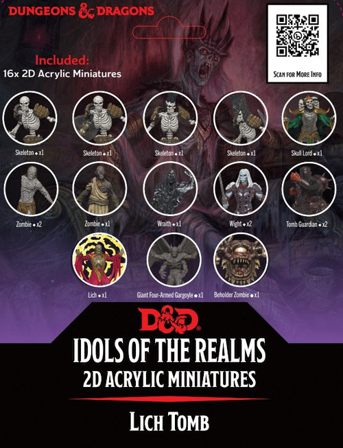 Wizkids - D&D Idols Of The Realms: Lich Tomb - 2D Set